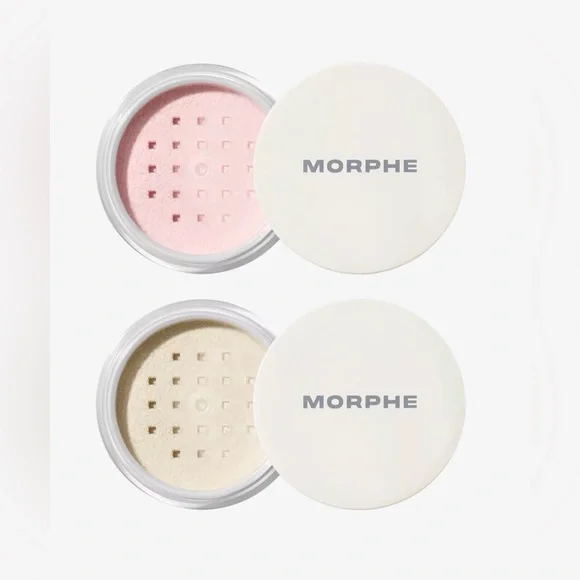 Morphe Totally Set Mini Brighten & Set Powder Duo NEW - Picture 2 of 6